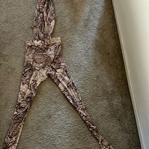 See through jump suit